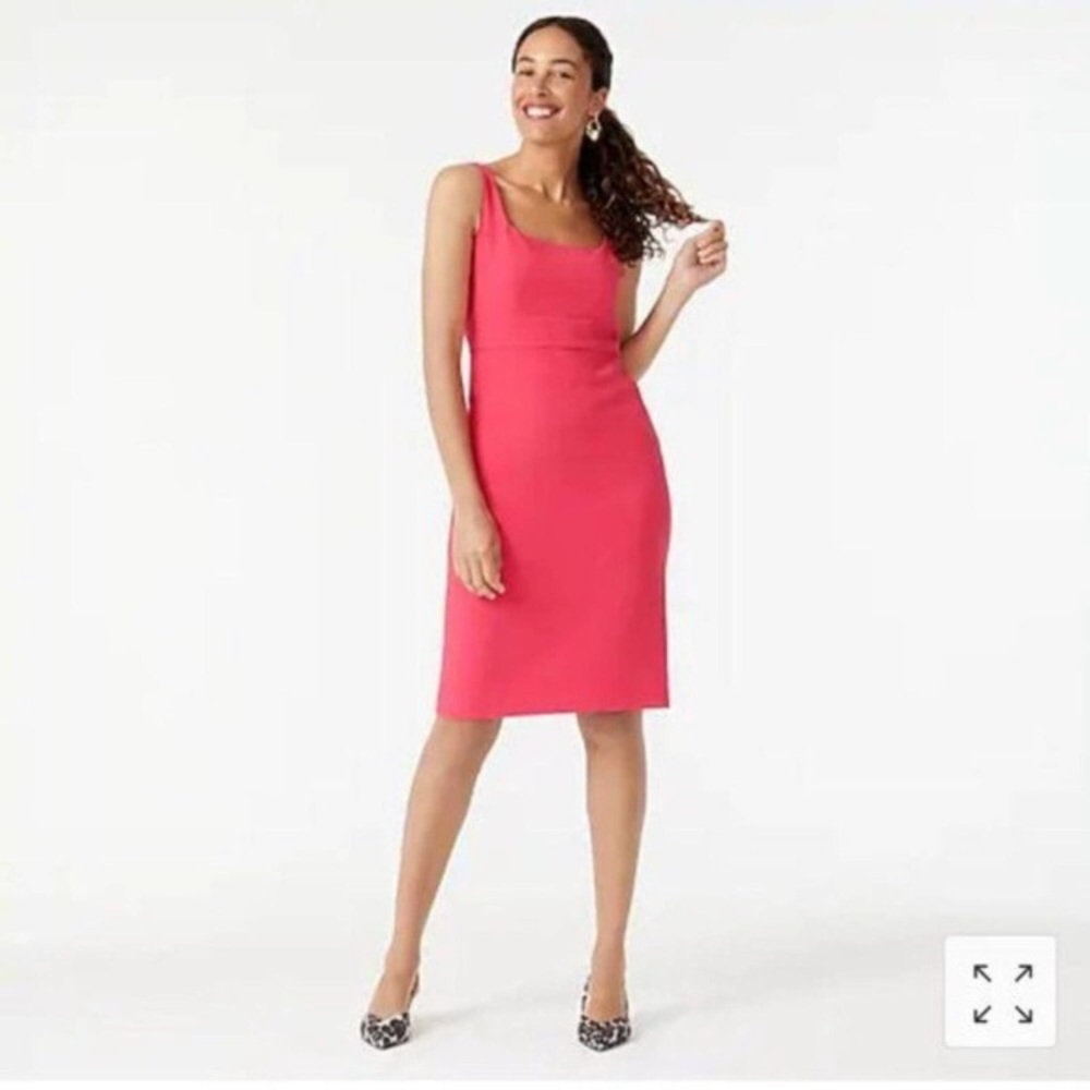 J Crew crepe sheath dress